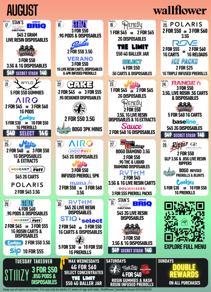 Aug 17-31 Deals