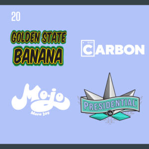 Logo of Golden State Banana, Carbon, Mojo and Presidential