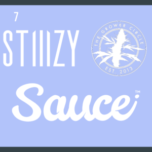 Logo of Stiiizy, The Grower Circle and Sauce