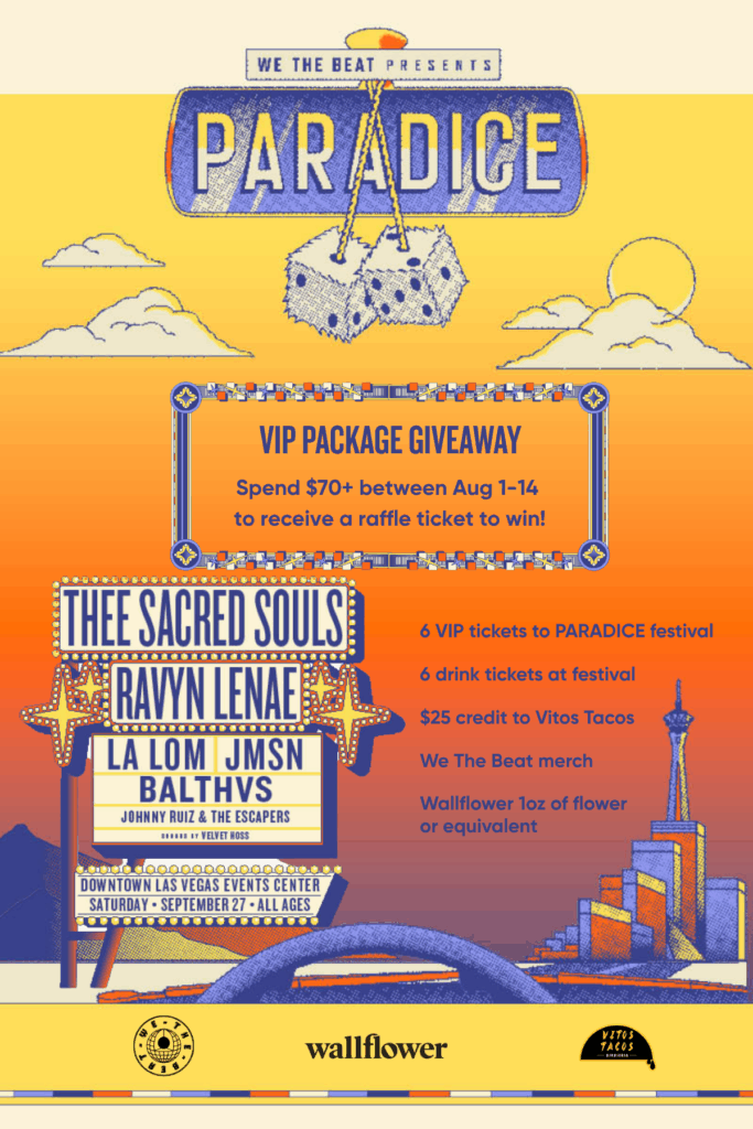 We The Beat PARADICE VIP Package Giveaway