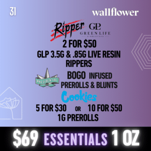 Promotional cannabis product advertisement