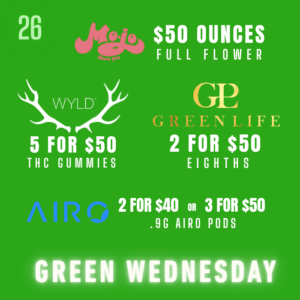 Green Wednesday Deals